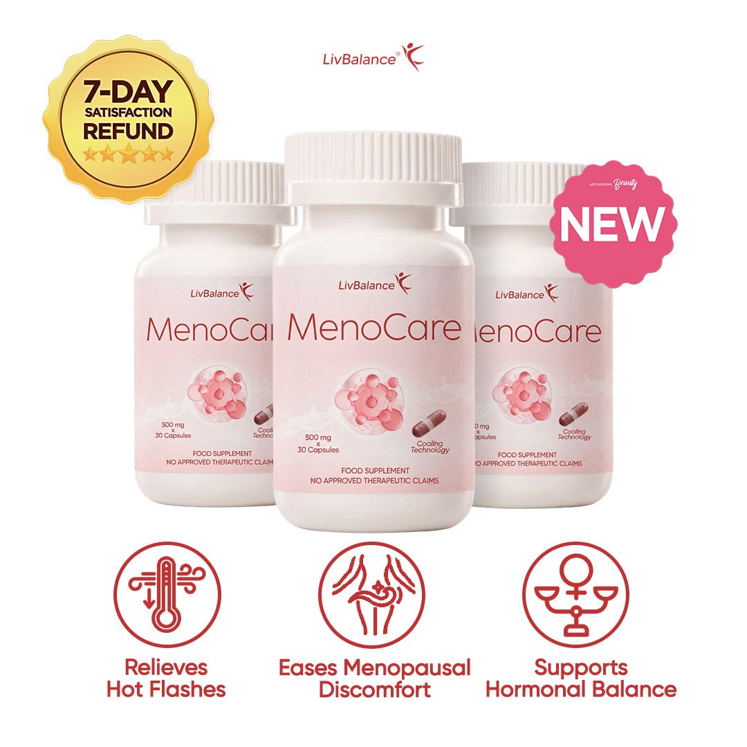 MenoCare (Fenugreek Extract + Celabio® - F with Iron and D - Chiro Inositol) - LivBalance®