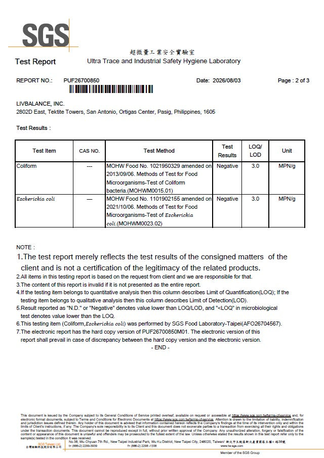 Coliform and E.Coli Test
