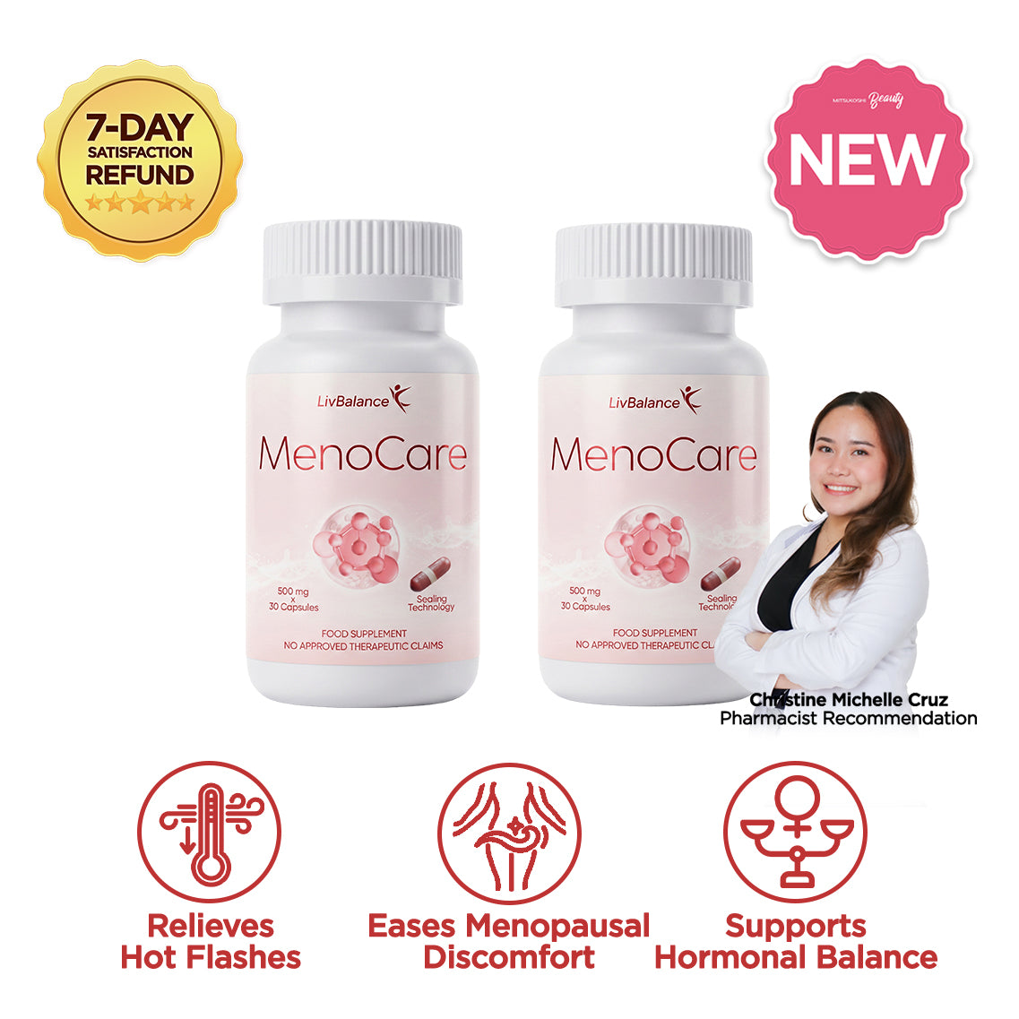 MenoCare (Fenugreek Extract + Celabio®-F with Iron and D-Chiro Inositol)