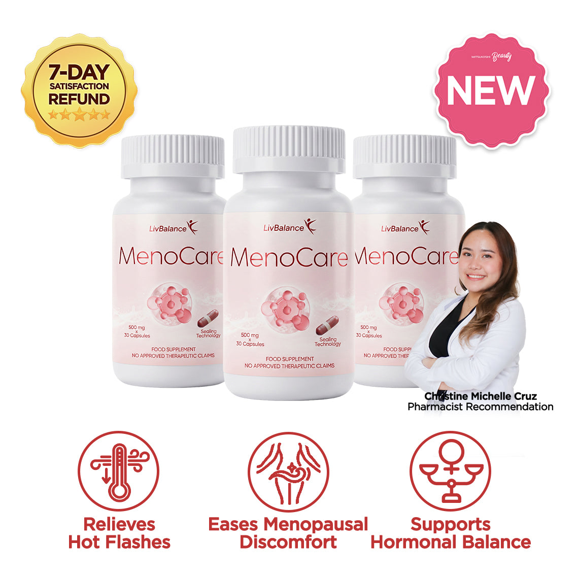 MenoCare (Fenugreek Extract + Celabio®-F with Iron and D-Chiro Inositol)