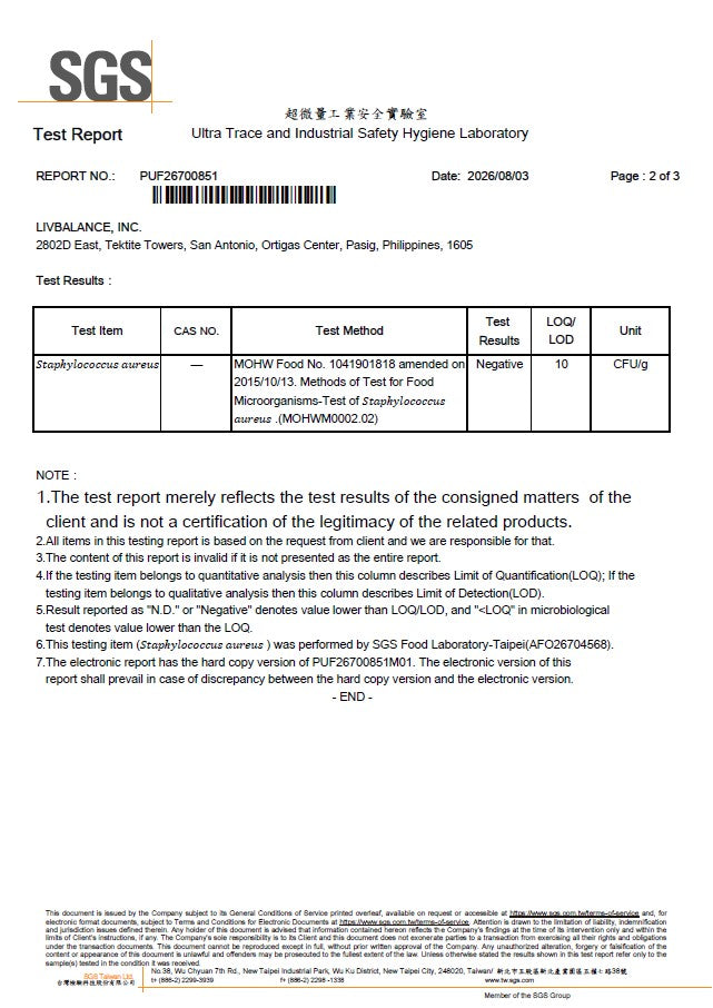 Staphylococcus Aureus Test