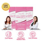 LivBalance Collagen Jelly - two pink boxes with a pharmacist and benefit icons for anti-aging, glowing and radiant skin, and anti-wrinkle