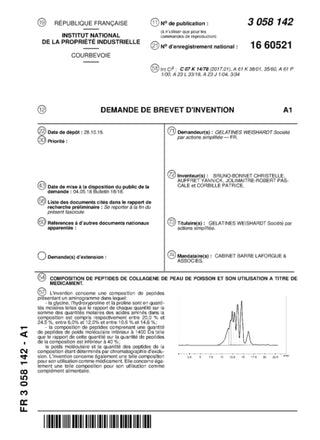 Naticol® Collagen Patent