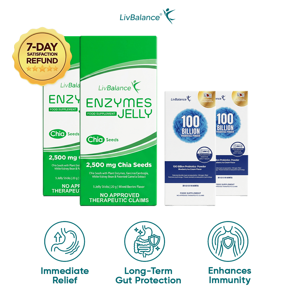 Enzymes Jelly + Probiotics Duo - LivBalance®