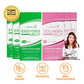 LivBalance Jelly Bundle - green Enzymes Jelly and pink Collagen Jelly boxes with a pharmacist and benefit icons for gut health, immunity and skin nourishment