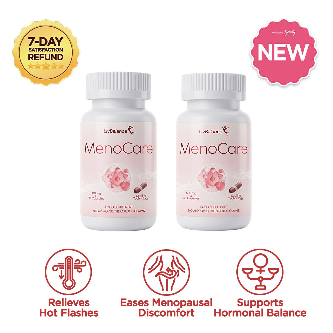 MenoCare (Fenugreek Extract + Celabio®-F with Iron and D-Chiro Inositol) - LivBalance®