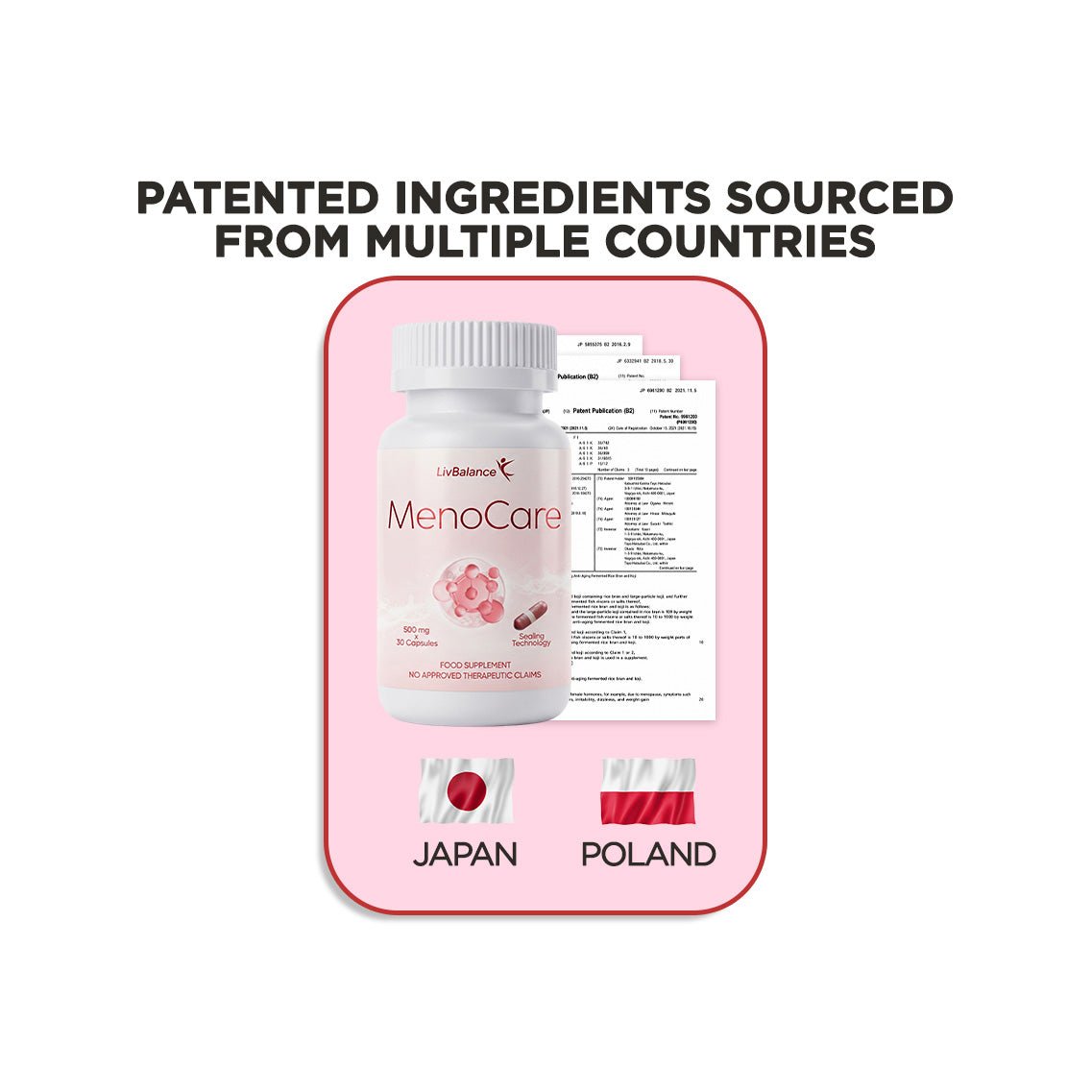 MenoCare (Fenugreek Extract + Celabio®-F with Iron and D-Chiro Inositol) - LivBalance®