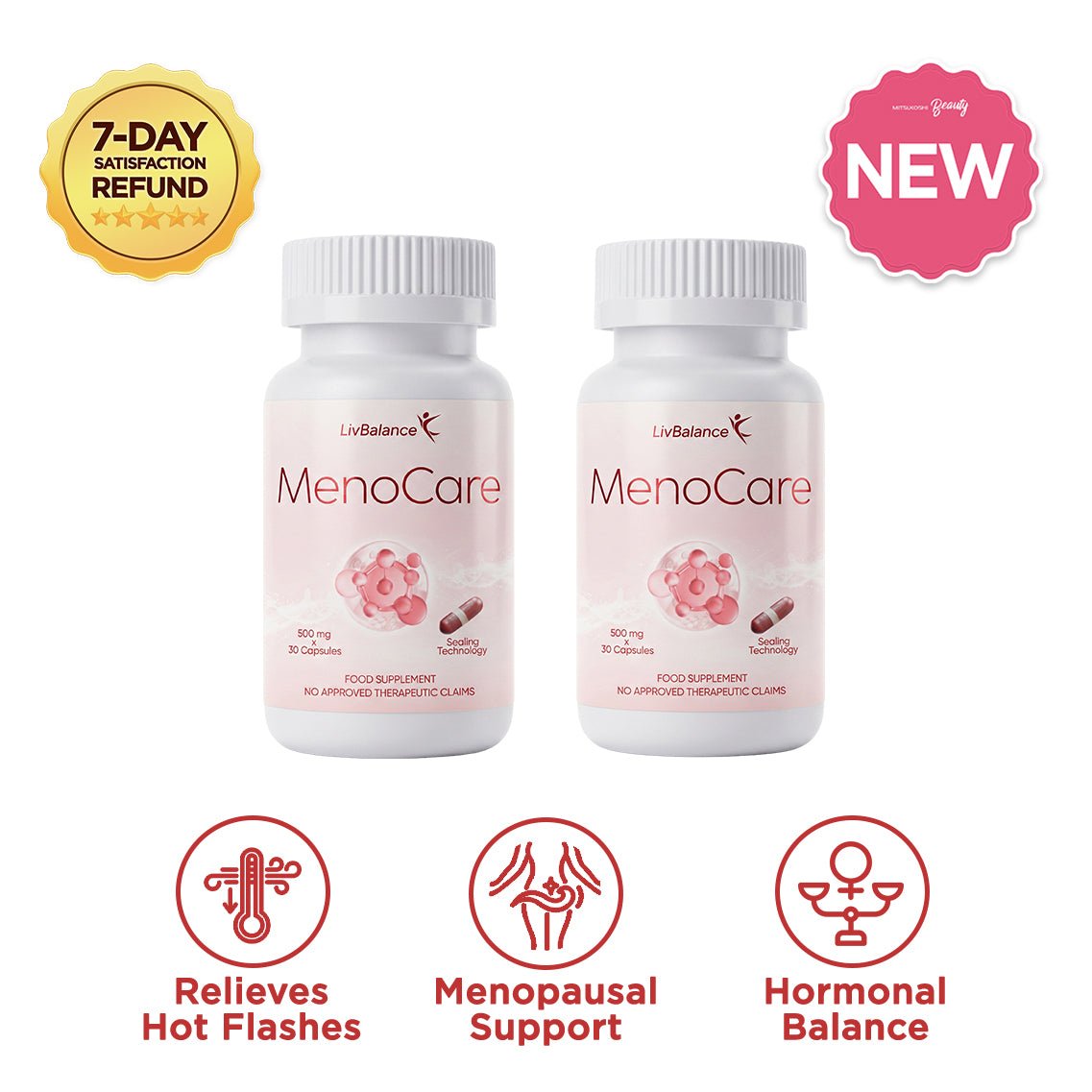 MenoCare (Fenugreek Extract + Celabio®-F with Iron and D-Chiro Inositol) - LivBalance®